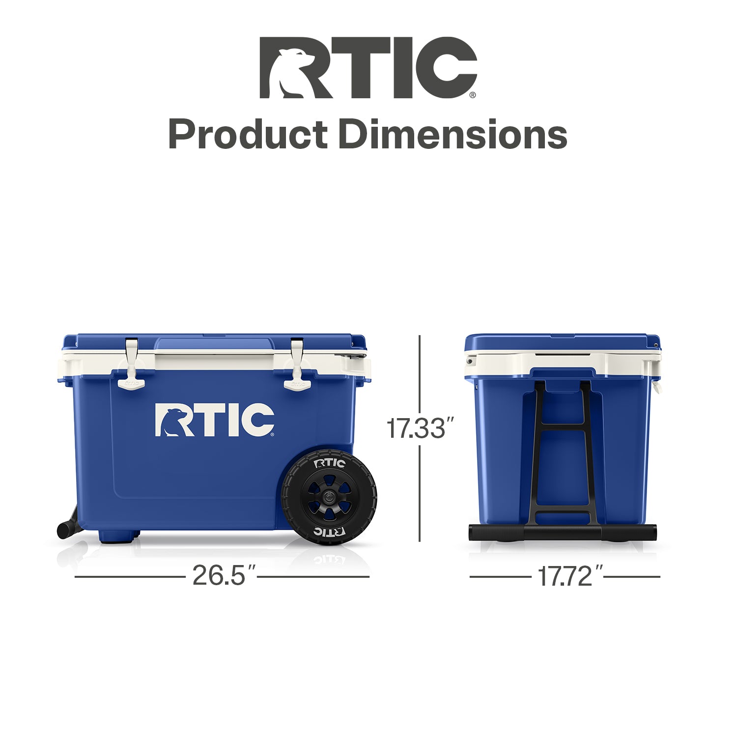 52 QT Ultra-Light Wheeled Cooler