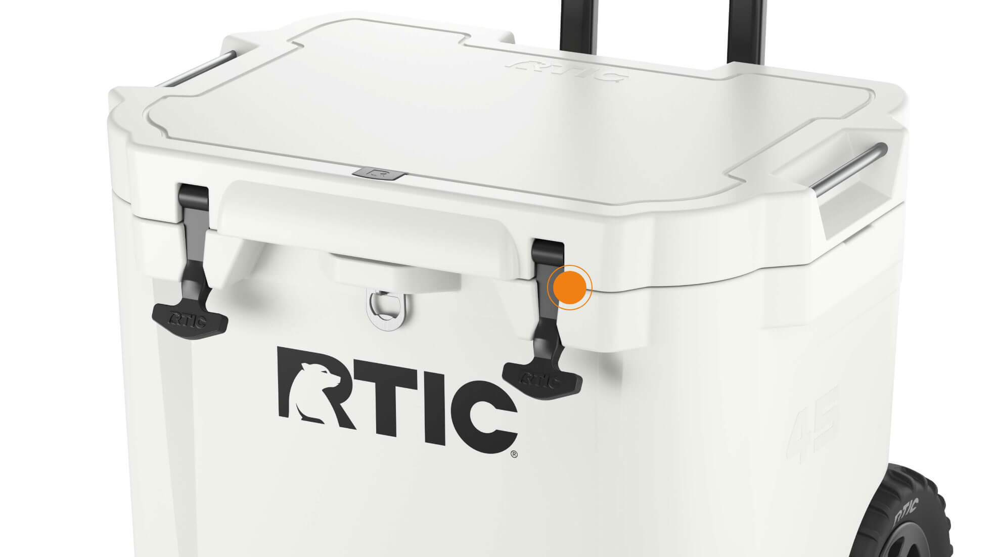 45 QT Ultra-Tough Wheeled Cooler
